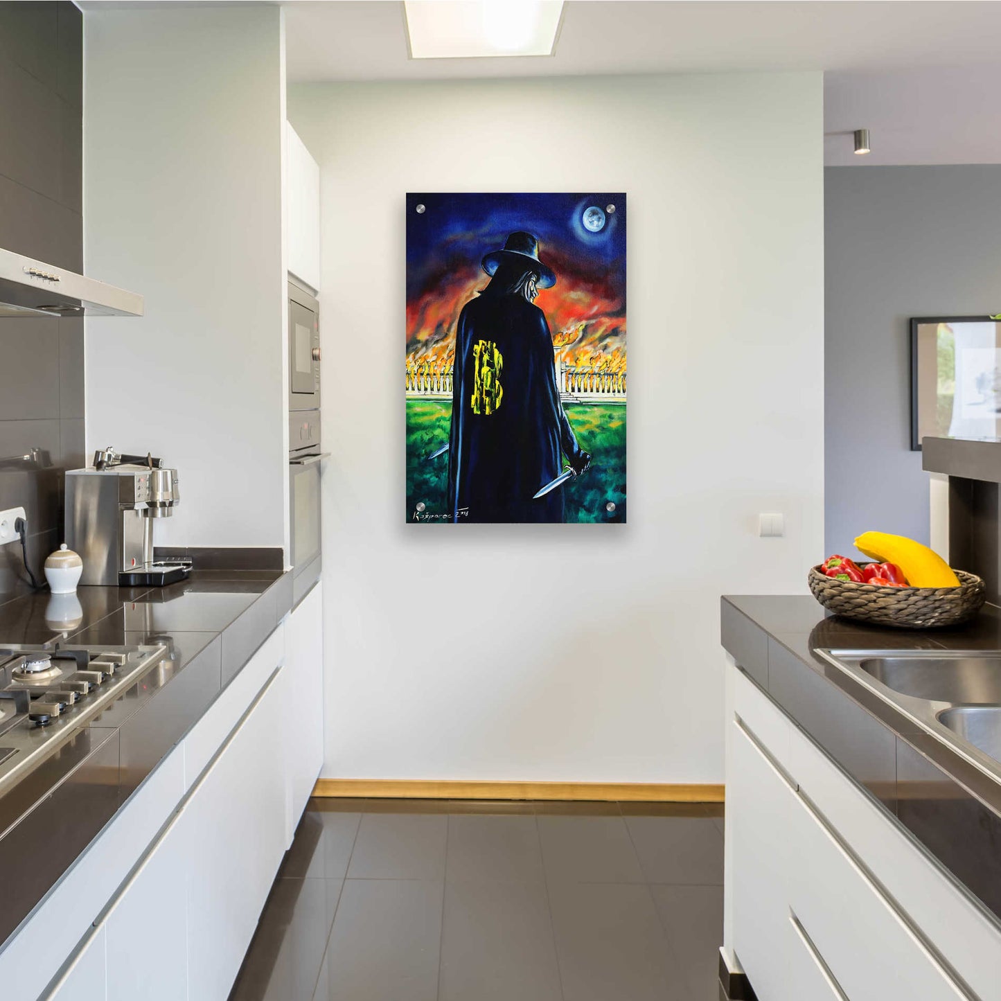 Epic Art 'Mr V And Fed' by Jan Kasparec, Acrylic Glass Wall Art,24x36