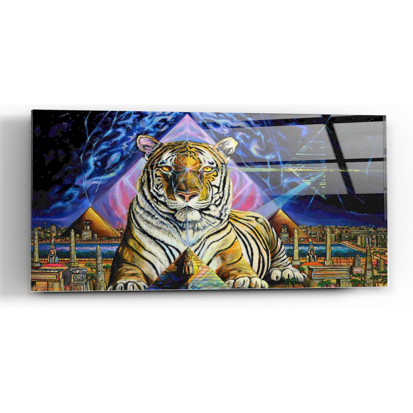 Epic Art 'Activate' by Jan Kasparec, Acrylic Glass Wall Art,48x24