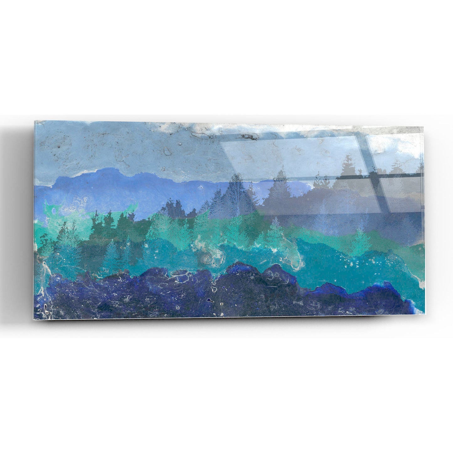 Epic Art 'Appalachian Trail I' by Alicia Ludwig, Acrylic Glass Wall Art,48x24