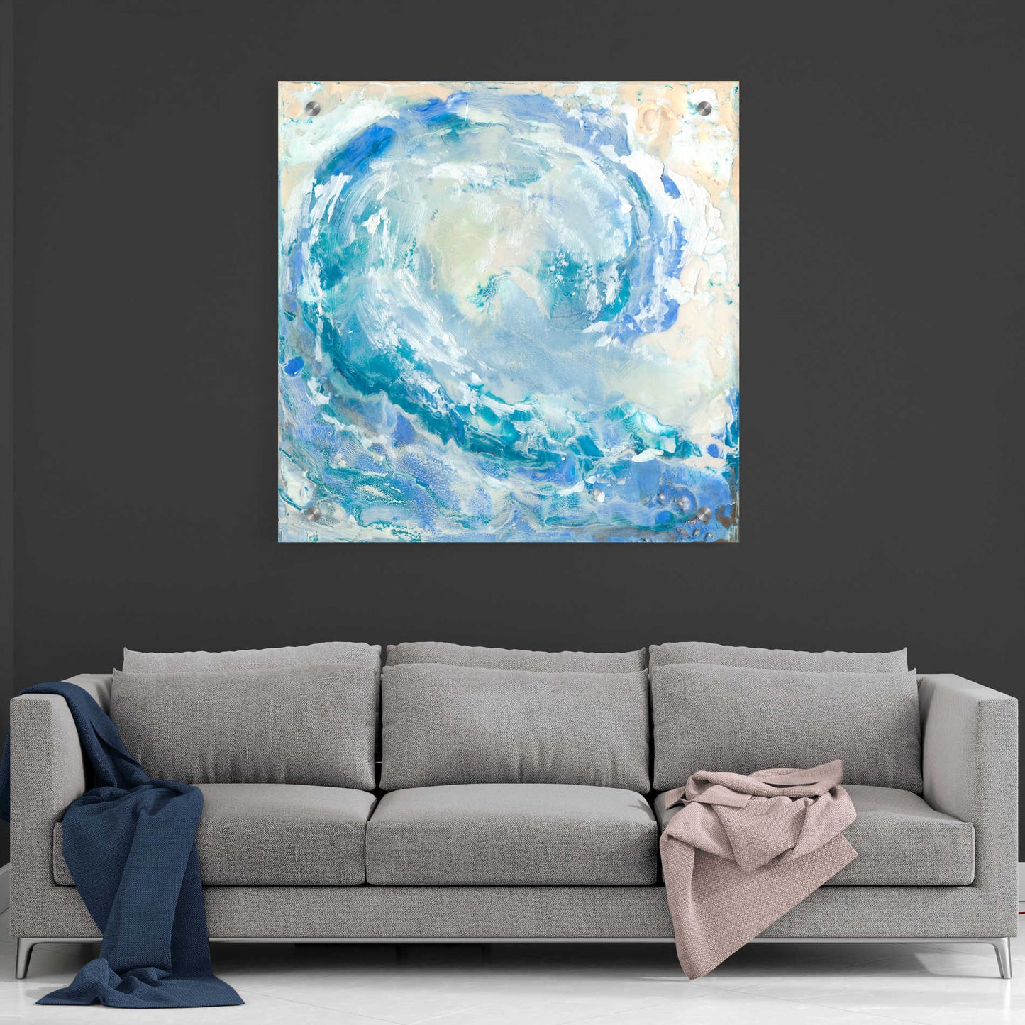 Epic Art 'Waikiki I' by Alicia Ludwig, Acrylic Glass Wall Art,36x36