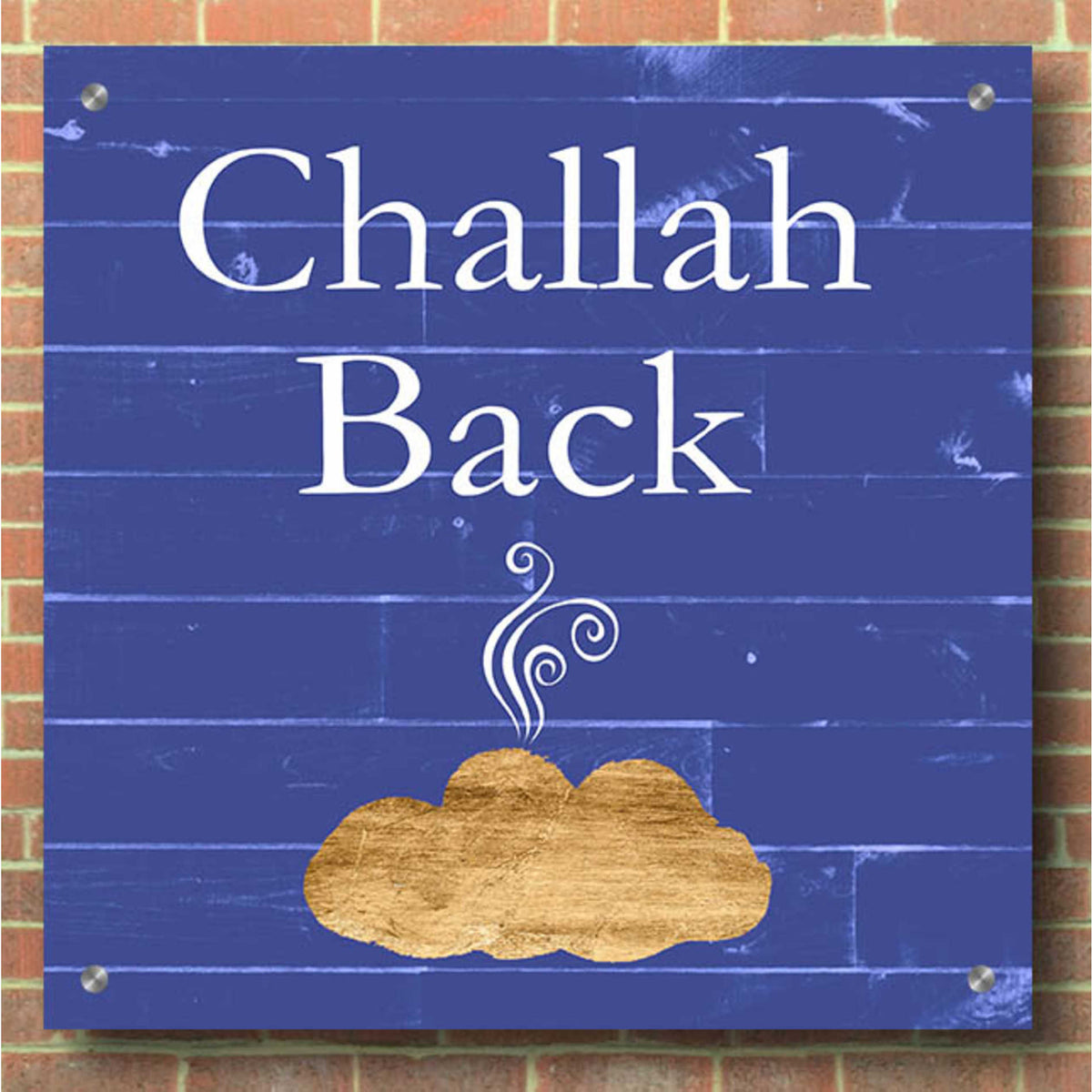 Epic Art 'Punny Hanukkah Collection C' by Alicia Ludwig, Acrylic Glass Wall Art,36x36
