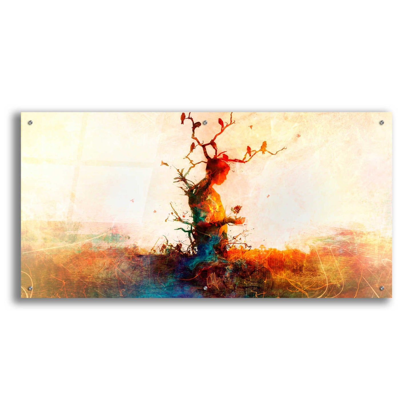 Epic Art 'The Door Inside' by Mario Sanchez Nevado, Acrylic Glass Wall Art,48x24