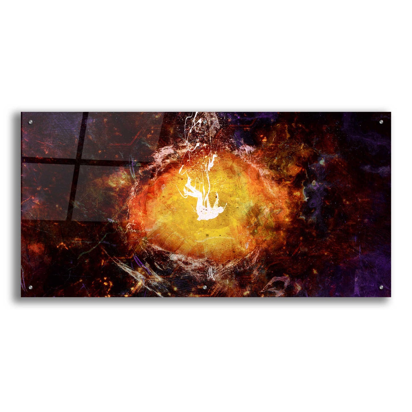 Epic Art 'Destination Nowhere' by Mario Sanchez Nevado, Acrylic Glass Wall Art,48x24