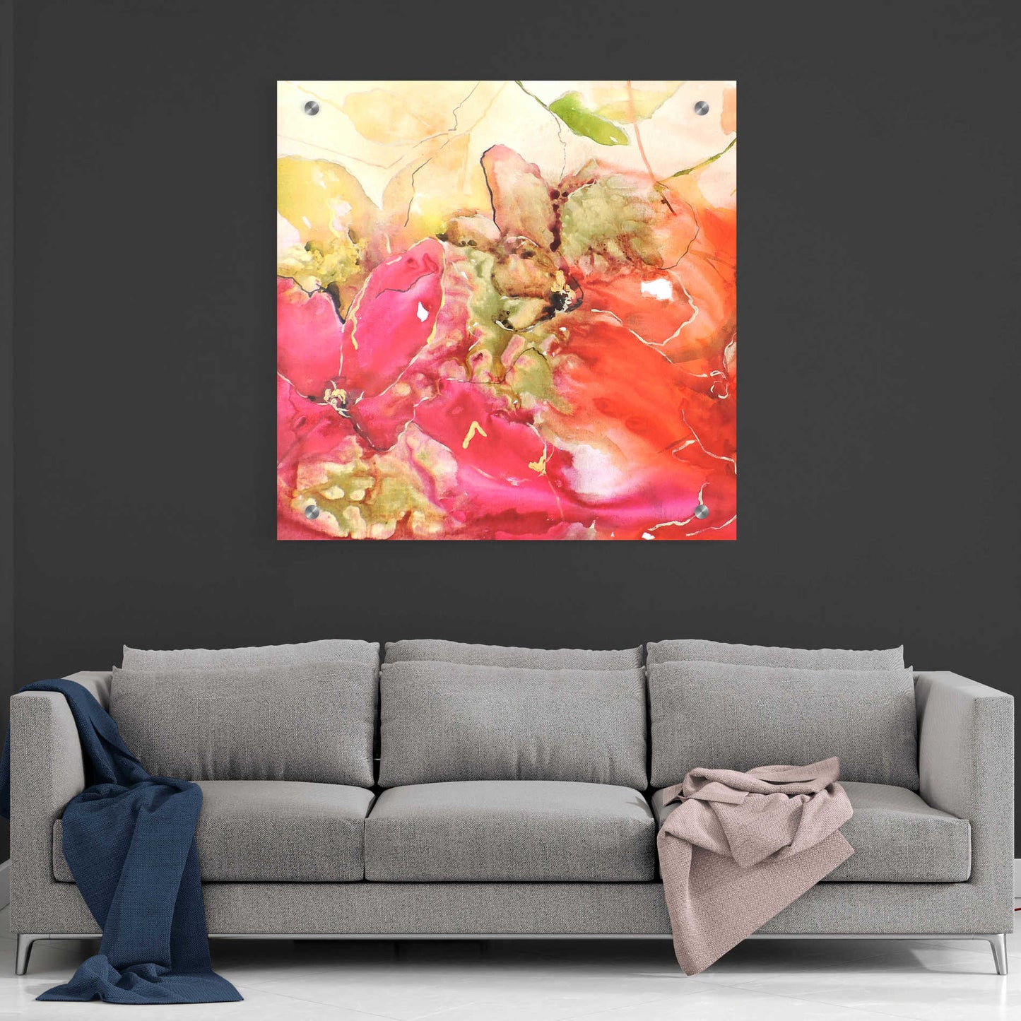 Epic Art 'En Naranjas I' by Leticia Herrera, Acrylic Glass Wall Art,36x36