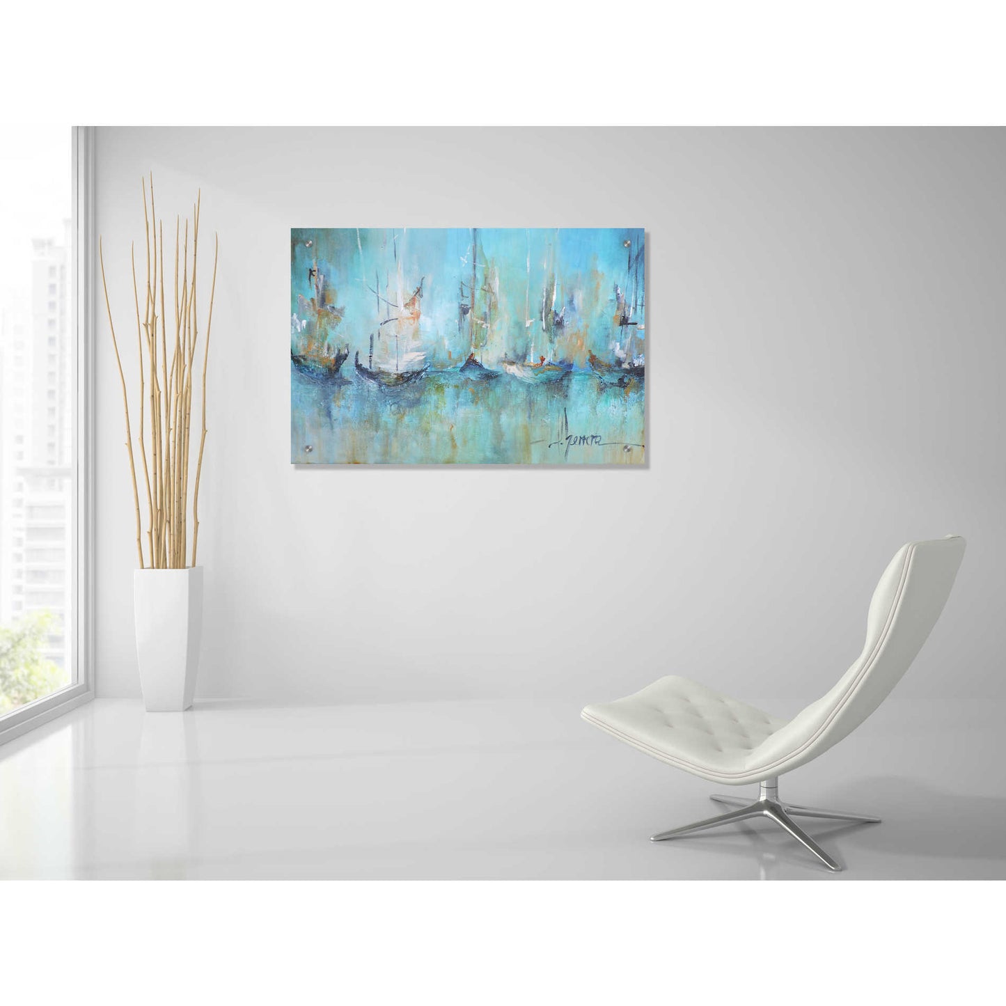 Epic Art 'Altamar' by Leticia Herrera, Acrylic Glass Wall Art,36x24