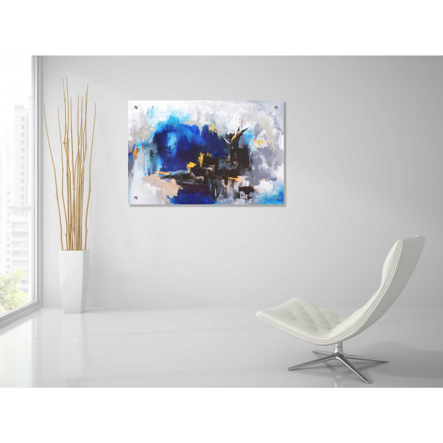 Epic Art 'Mi Cuidad' by Leticia Herrera, Acrylic Glass Wall Art,36x24