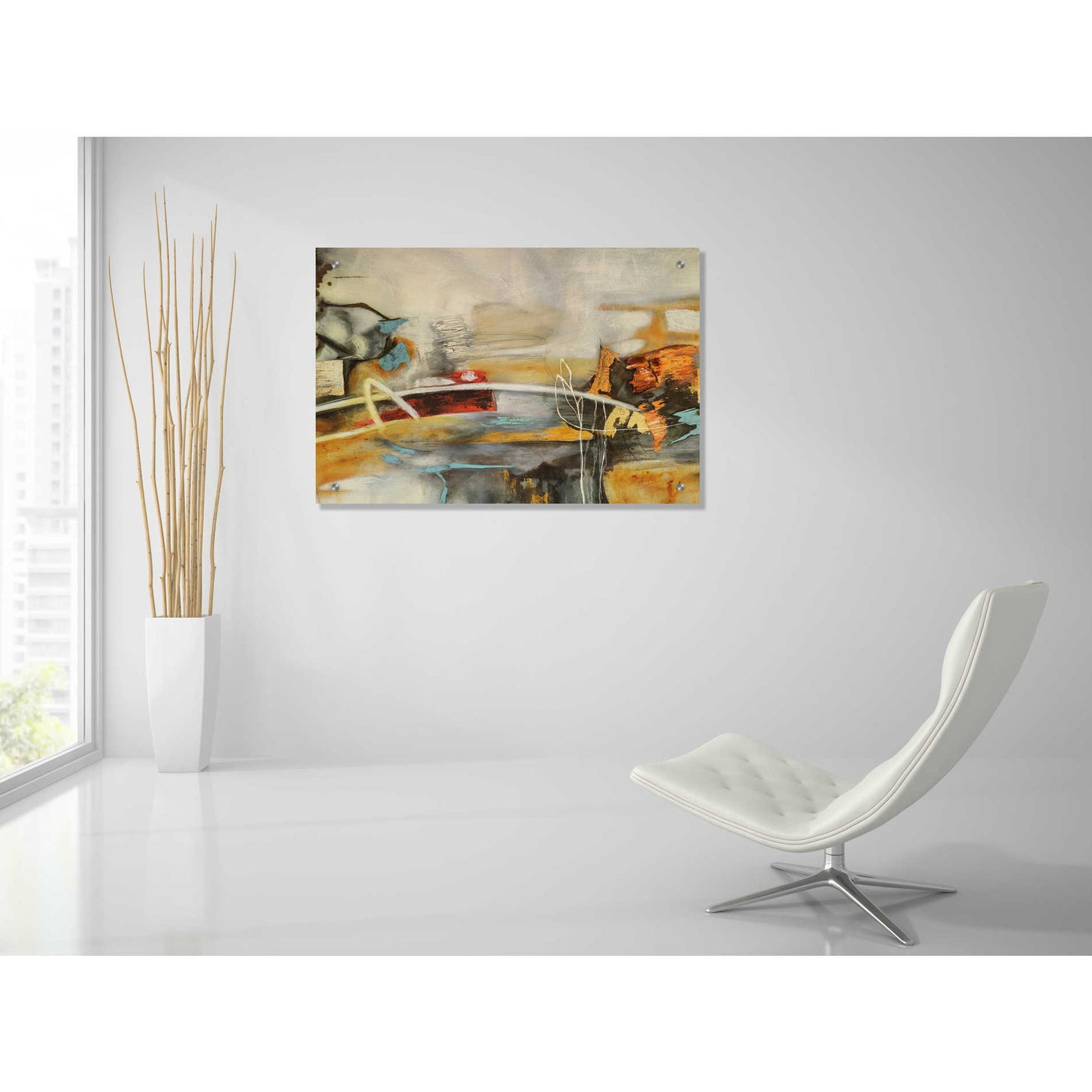 Epic Art 'Composicion I' by Gabriela Villarreal, Acrylic Glass Wall Art,36x24