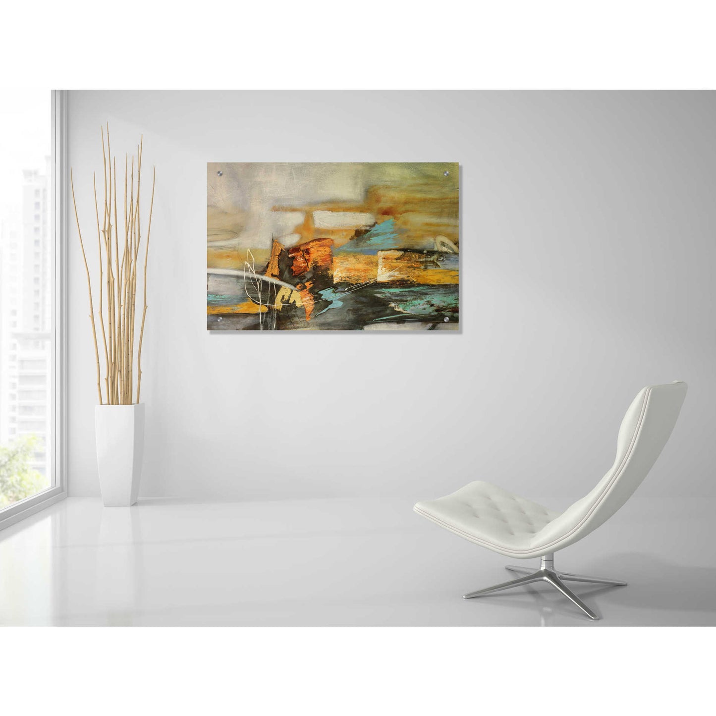 Epic Art 'Composicion II' by Gabriela Villarreal, Acrylic Glass Wall Art,36x24