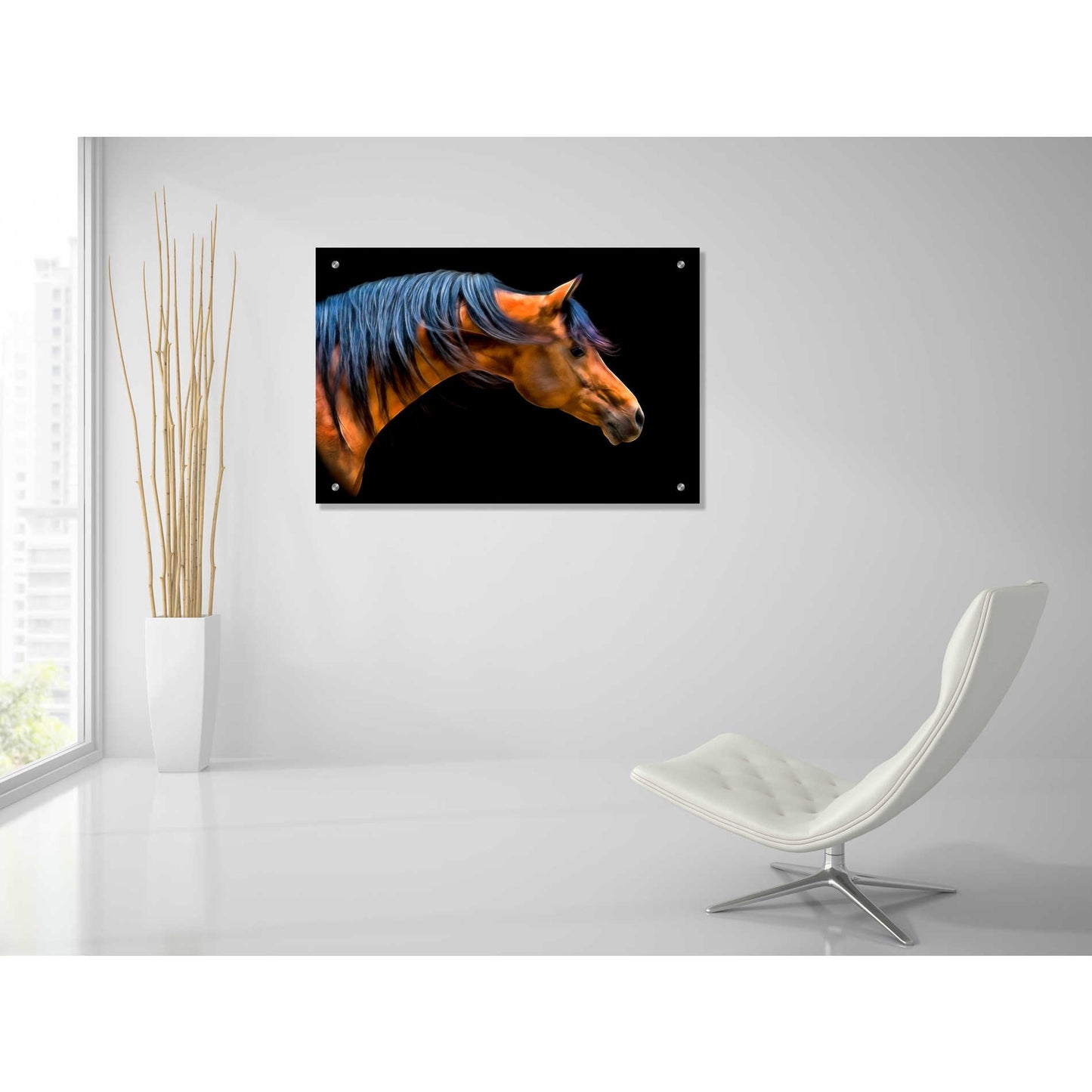 Epic Art 'Wind Swept' by PH Burchett, Acrylic Glass Wall Art,36x24