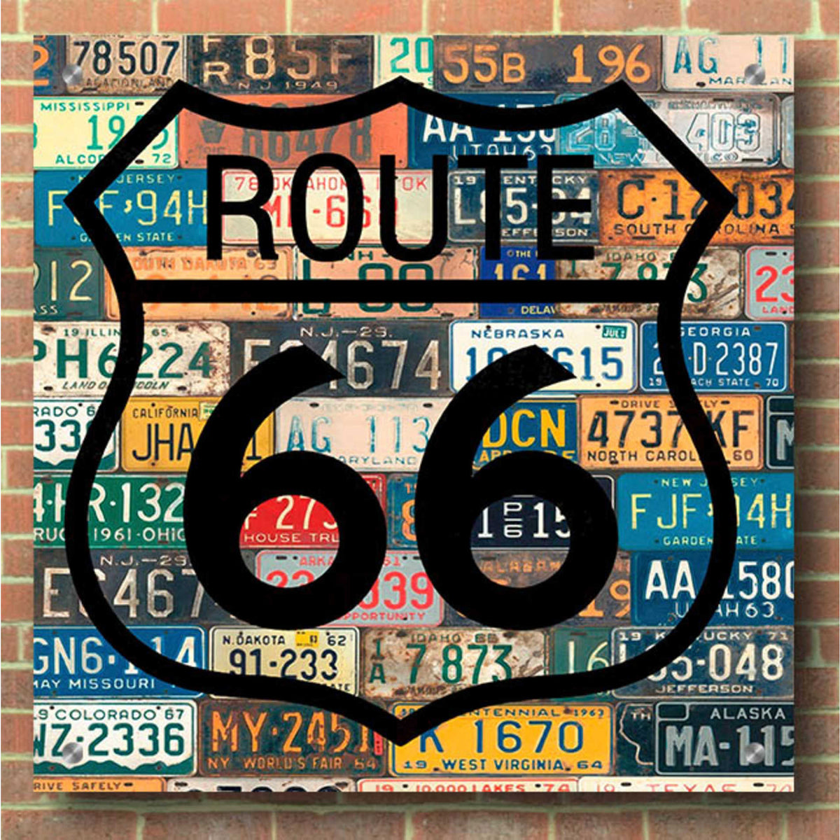 Epic Art 'Garage Sign V' by Studio W, Acrylic Glass Wall Art,36x36