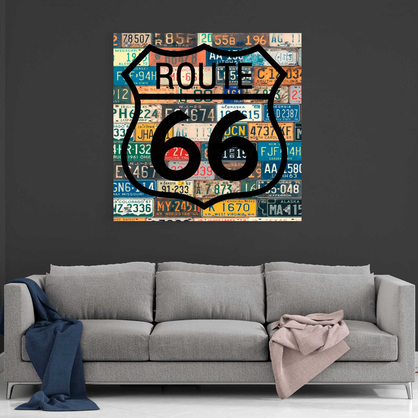 Epic Art 'Garage Sign V' by Studio W, Acrylic Glass Wall Art,36x36