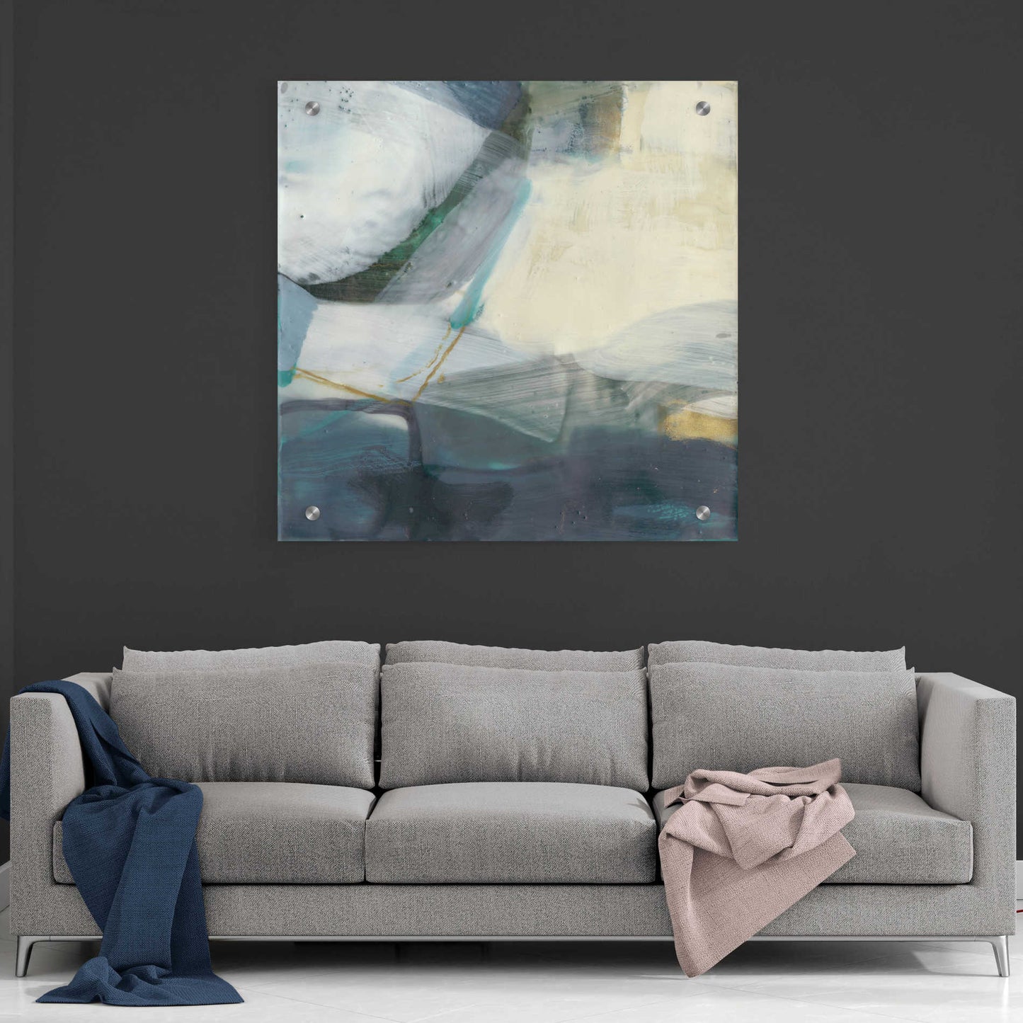 Epic Art 'Tusk IV' by Sue Jachimiec, Acrylic Glass Wall Art,36x36