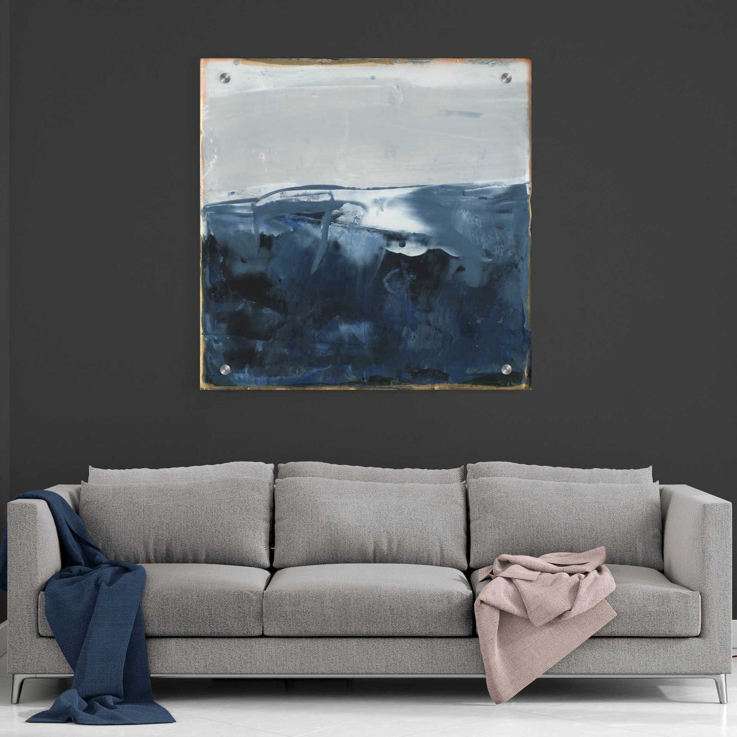 Epic Art 'Smirr I' by Sue Jachimiec, Acrylic Glass Wall Art,36x36