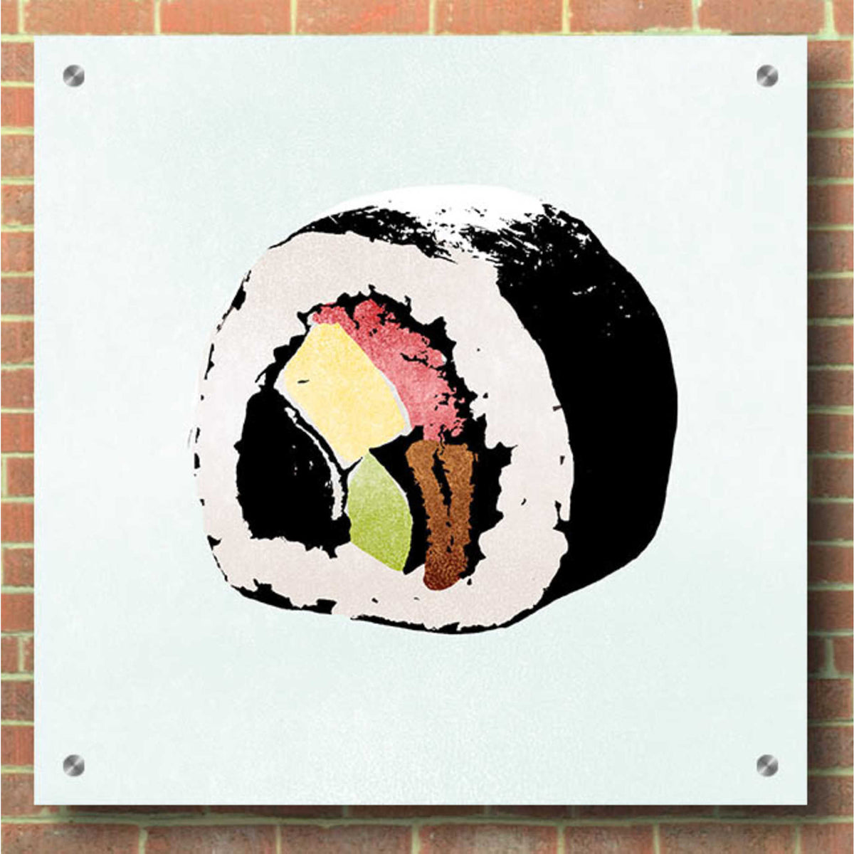 Epic Art 'Sushi Style I' by Annie Warren, Acrylic Glass Wall Art,36x36