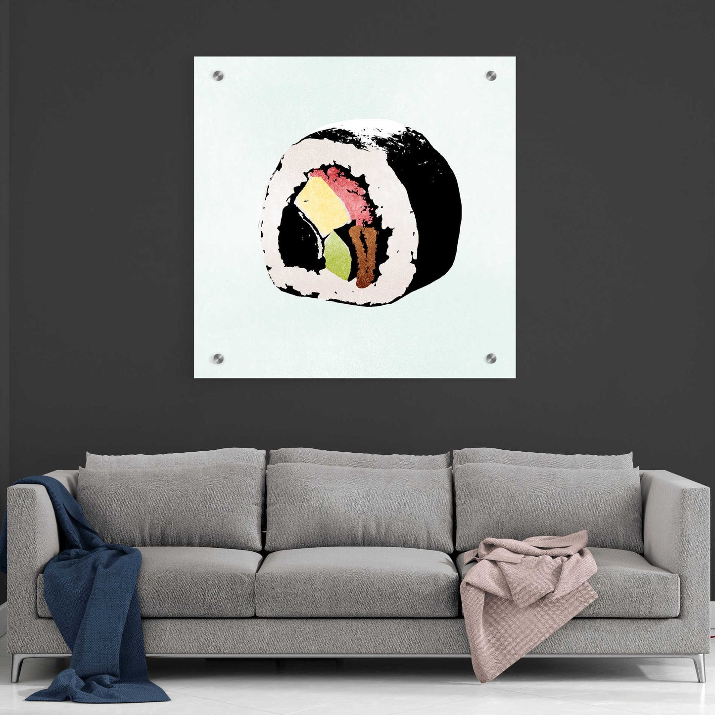 Epic Art 'Sushi Style I' by Annie Warren, Acrylic Glass Wall Art,36x36