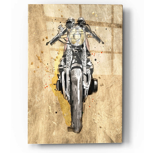 Epic Art 'Metallic Rider I' by Annie Warren, Acrylic Glass Wall Art