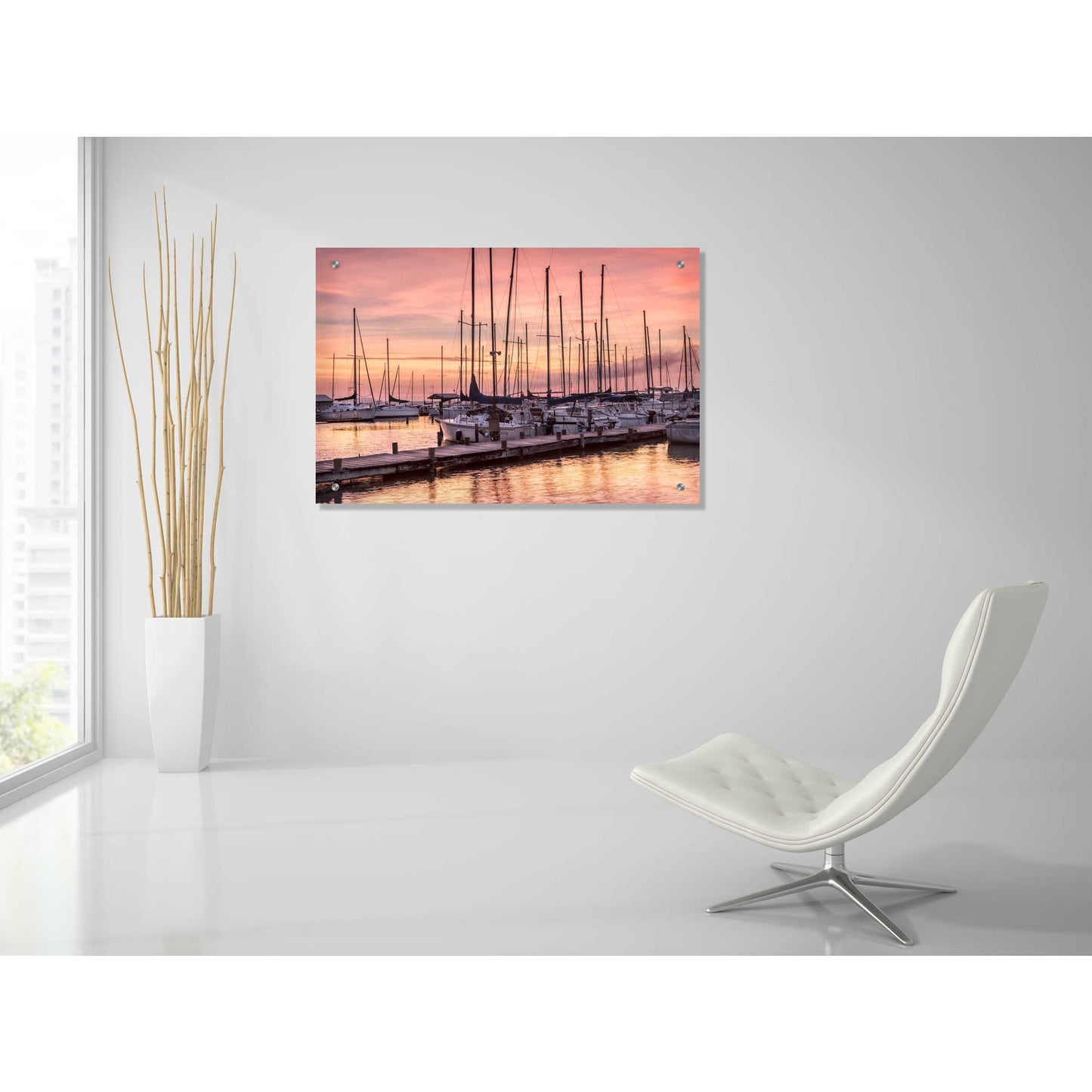 Epic Art 'Set to Sail' by Danny Head, Acrylic Glass Wall Art,36x24