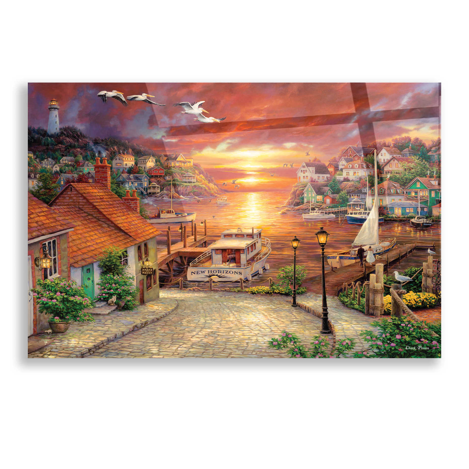 Epic Art 'New Horizons' by Chuck Pinson, Acrylic Glass Wall Art