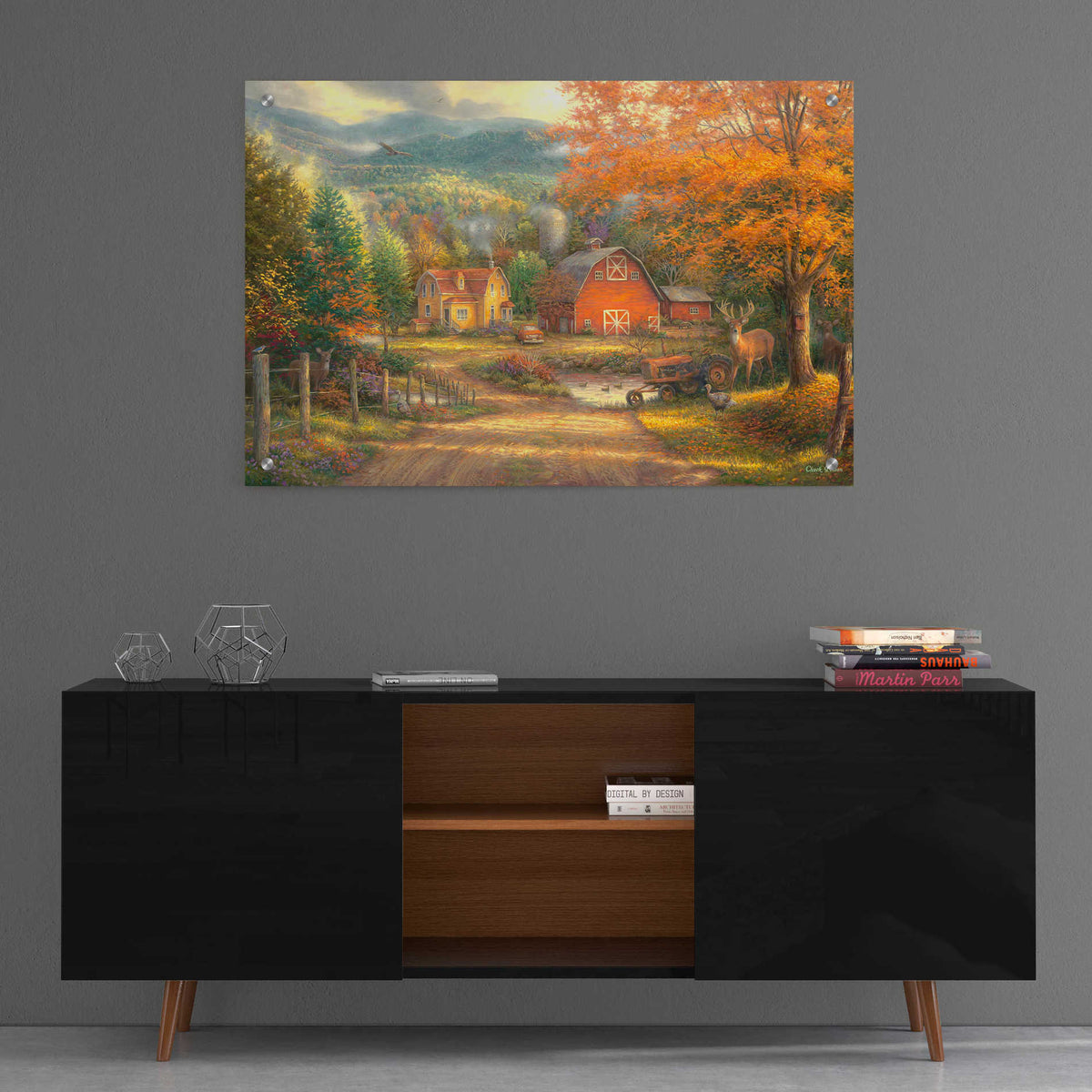 Epic Art 'Country Roads Take Me Home' by Chuck Pinson, Acrylic Glass Wall Art,36x24