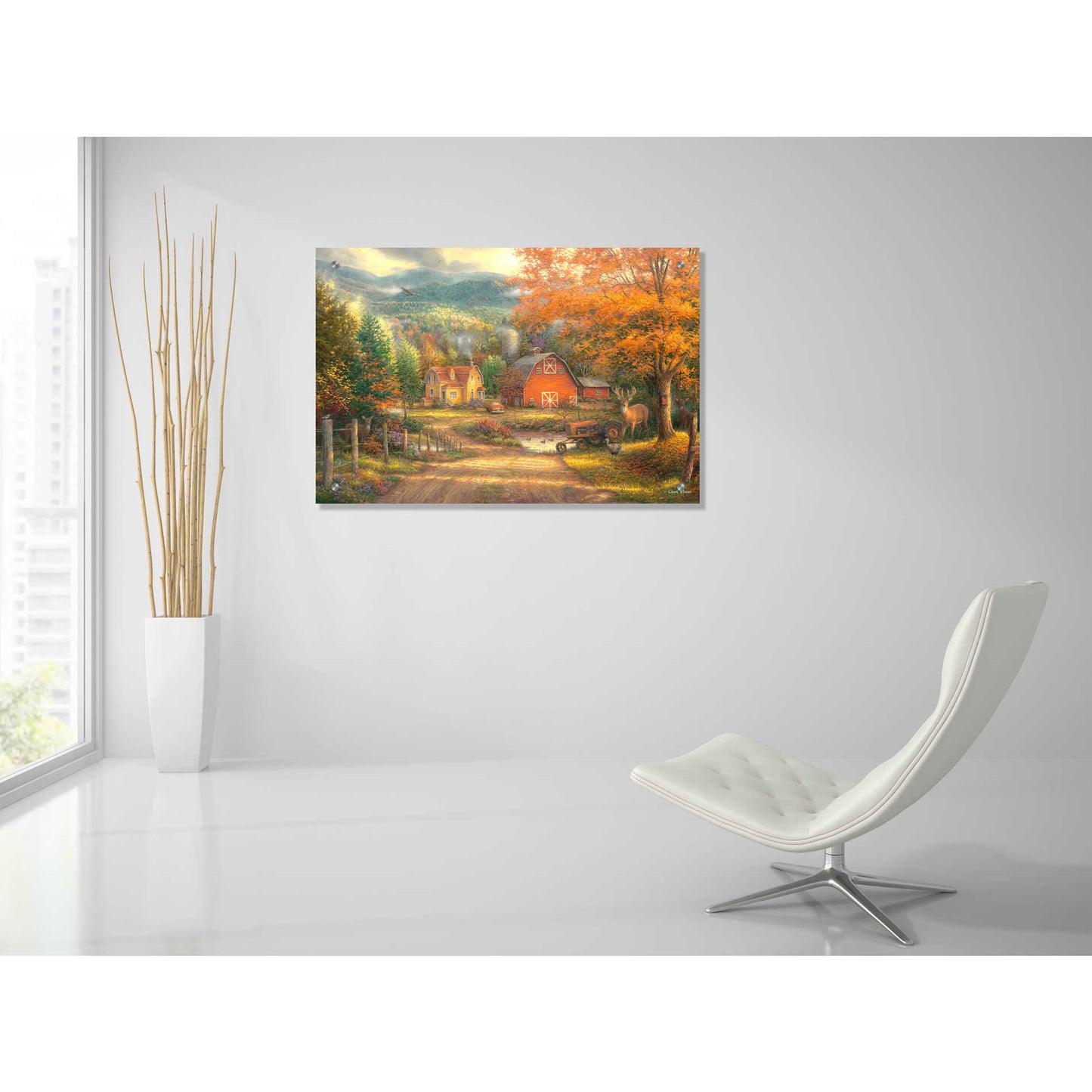 Epic Art 'Country Roads Take Me Home' by Chuck Pinson, Acrylic Glass Wall Art,36x24