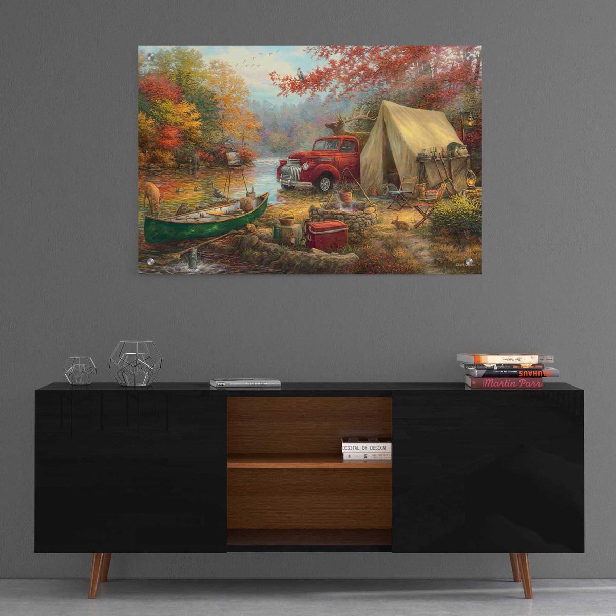 Epic Art 'Share the Outdoors' by Chuck Pinson, Acrylic Glass Wall Art,36x24