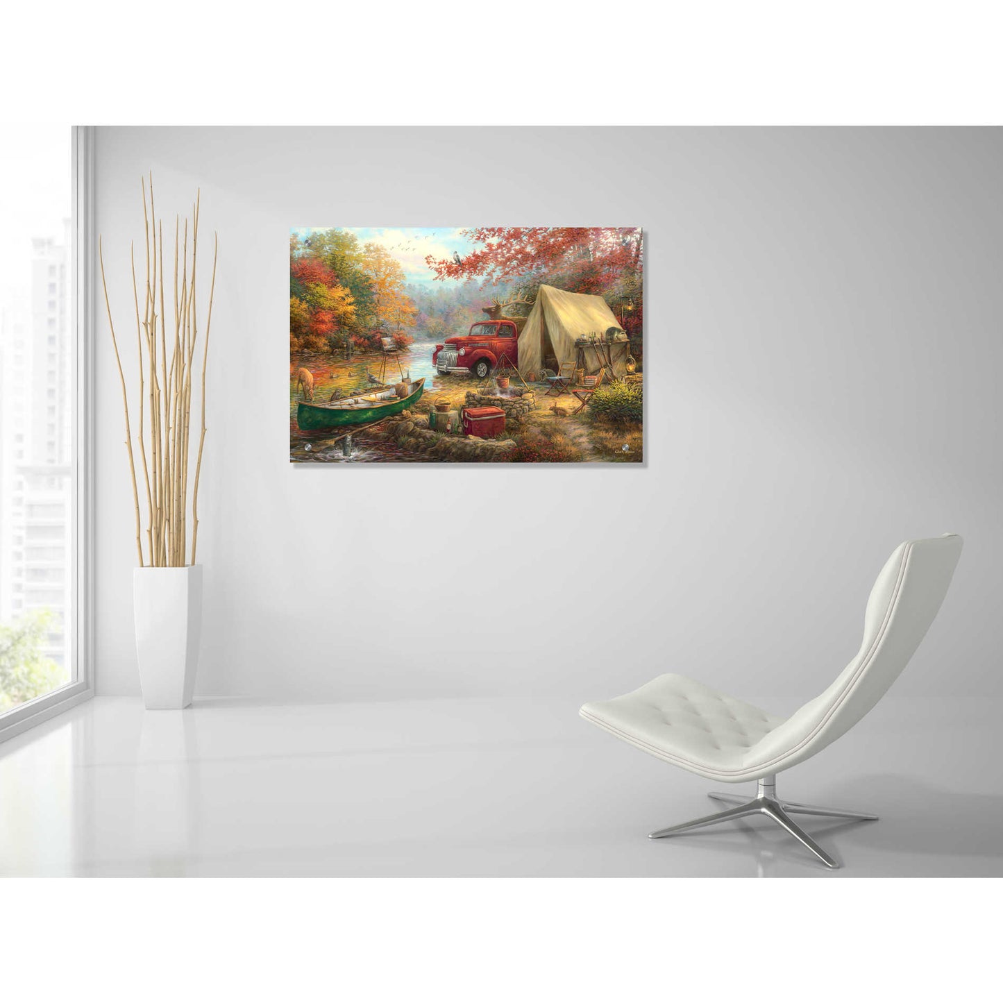 Epic Art 'Share the Outdoors' by Chuck Pinson, Acrylic Glass Wall Art,36x24