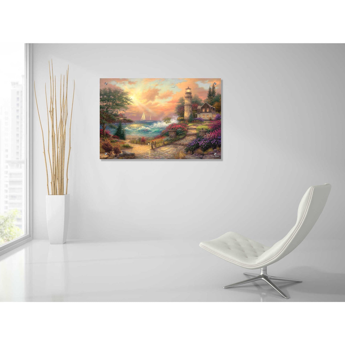 Epic Art 'Seaside Dreams' by Chuck Pinson, Acrylic Glass Wall Art,36x24