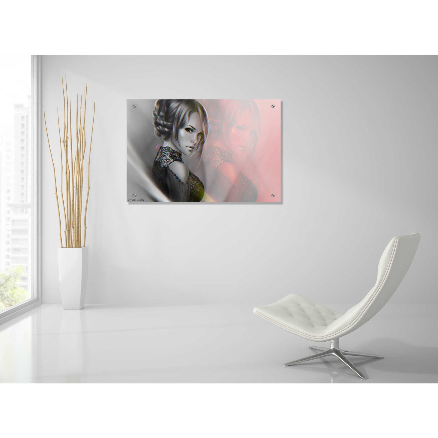 Epic Art 'Keelan' by Katalina, Acrylic Glass Wall Art,36x24