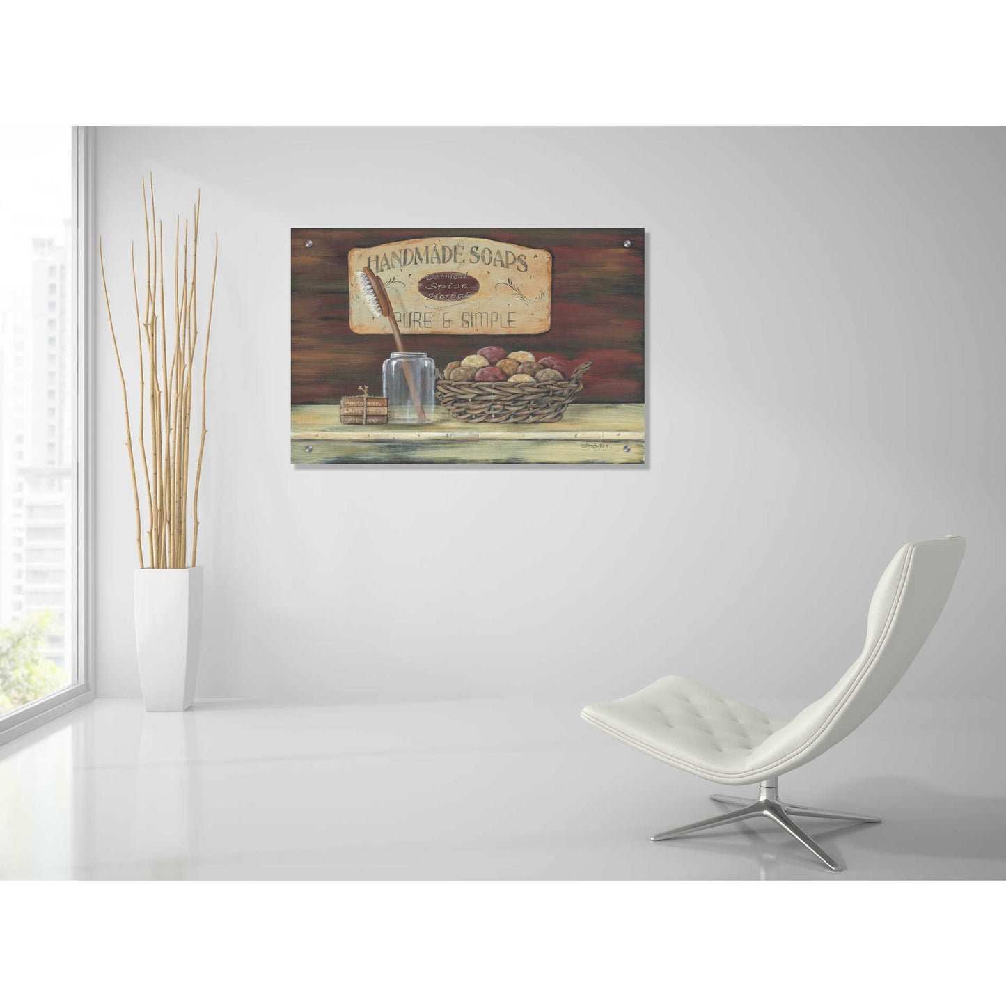 Epic Art 'Handmade Soaps' by Pam Britton, Acrylic Glass Wall Art,36x24