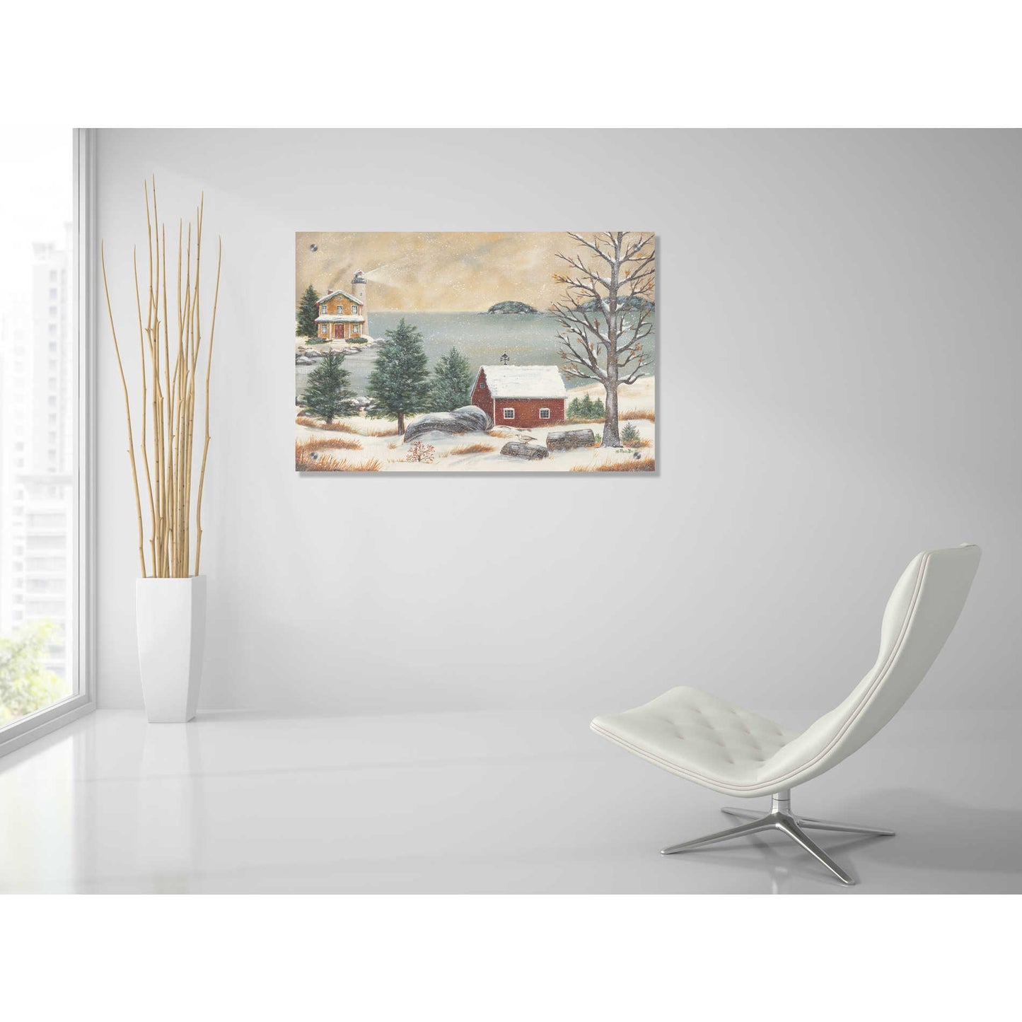 Epic Art 'Lobster Cove' by Pam Britton, Acrylic Glass Wall Art,36x24