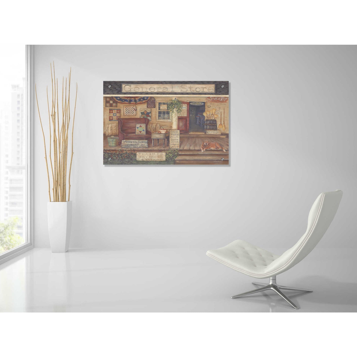 Epic Art 'General Store I' by Pam Britton, Acrylic Glass Wall Art,36x24