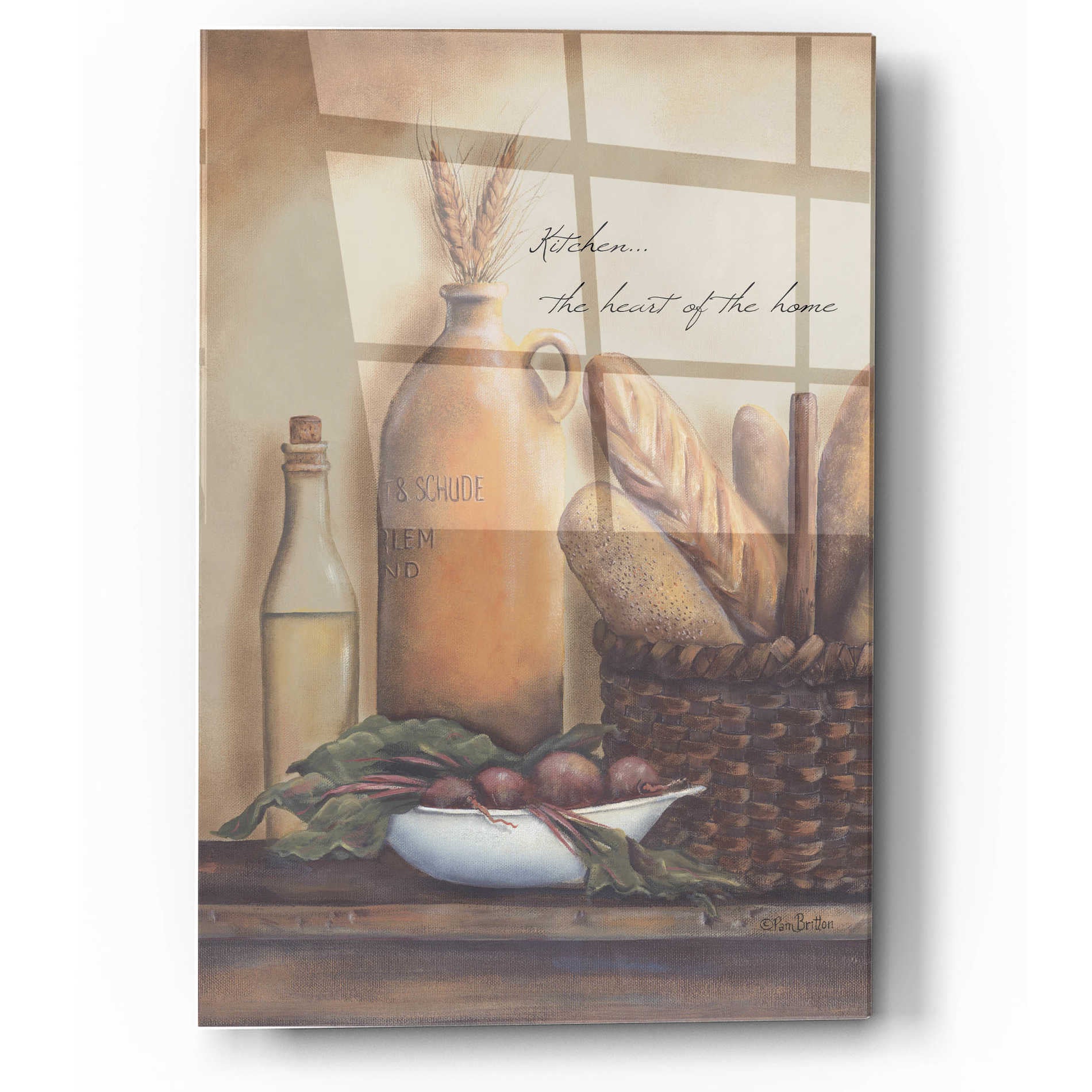 Epic Art 'Kitchen the Heart of the Home' by Pam Britton, Acrylic Glass Wall  Art – EpicArt.com, image size:1900x1900