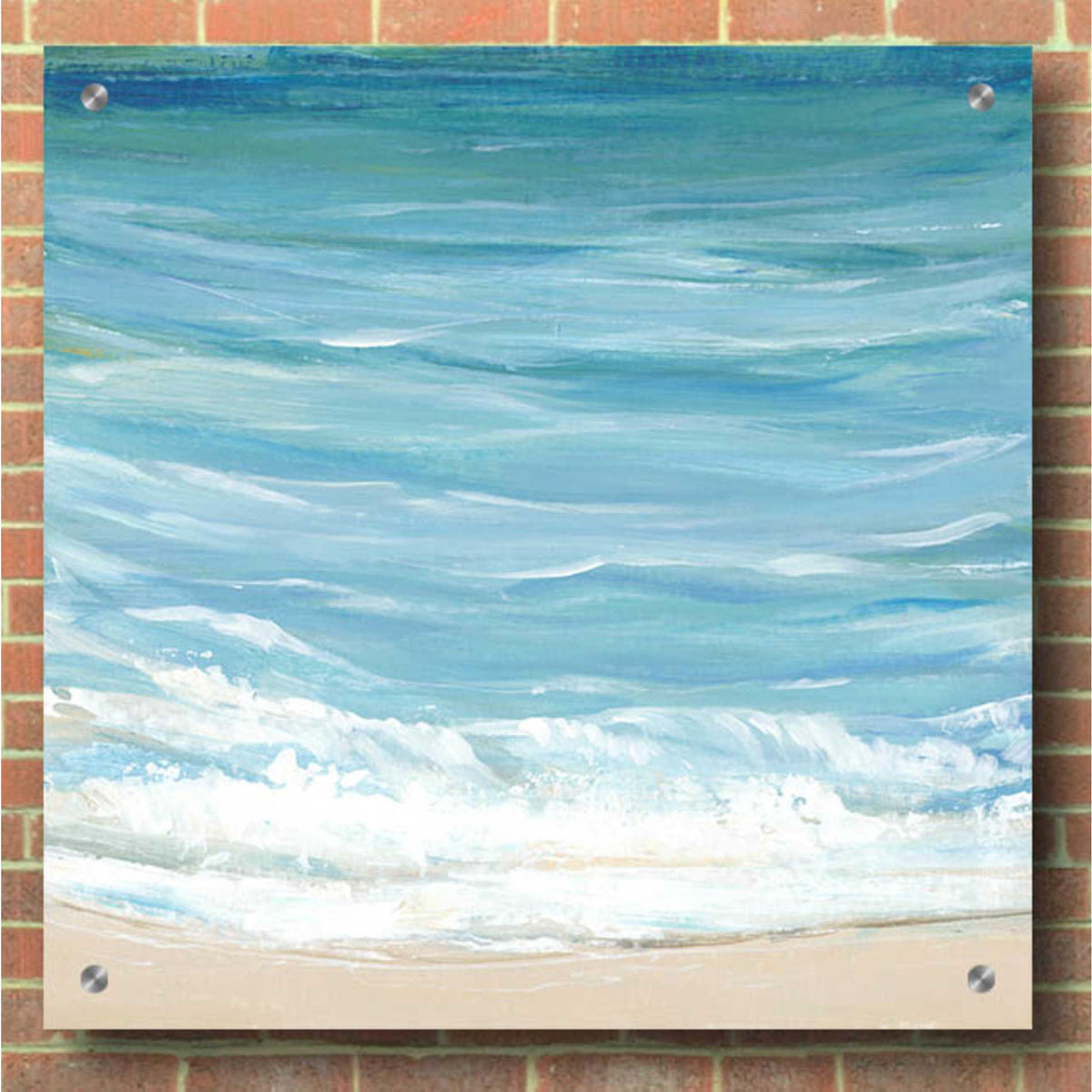 Epic Art 'Sea Breeze Coast I' by Tim O'Toole, Acrylic Glass Wall Art,36x36