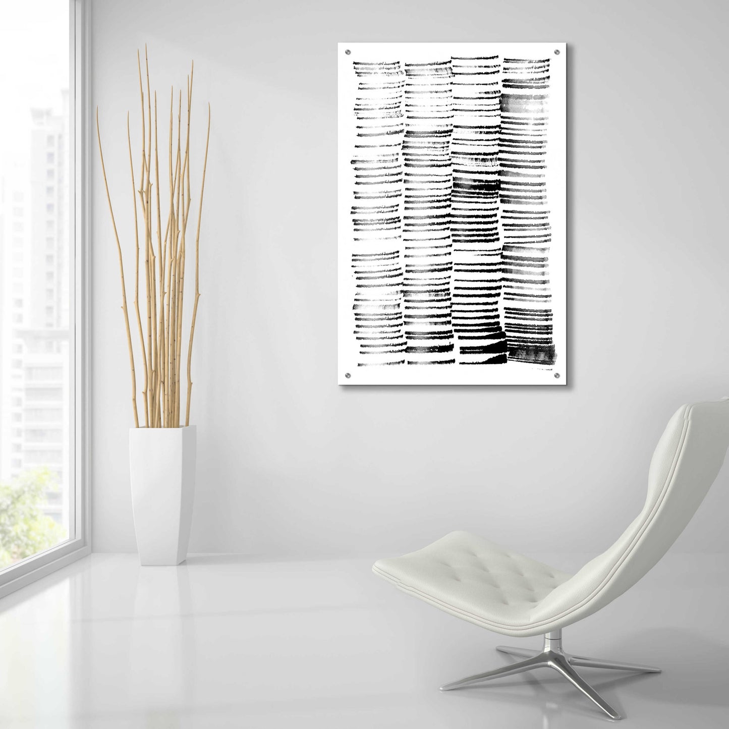 Epic Art 'City Spaces 1' by Lesia Binkin Acrylic Glass Wall Art,24x36