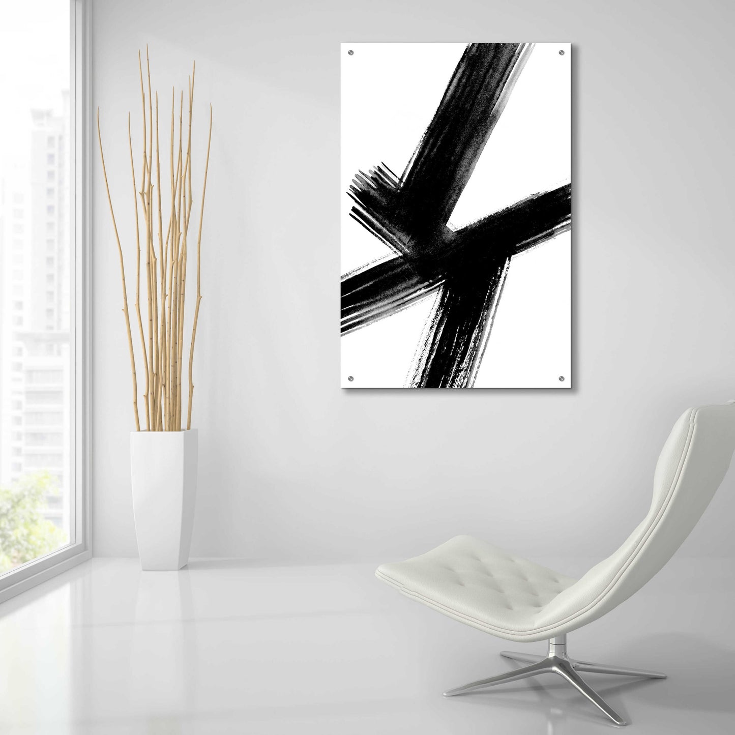 Epic Art 'Urban 1' by Lesia Binkin Acrylic Glass Wall Art,24x36