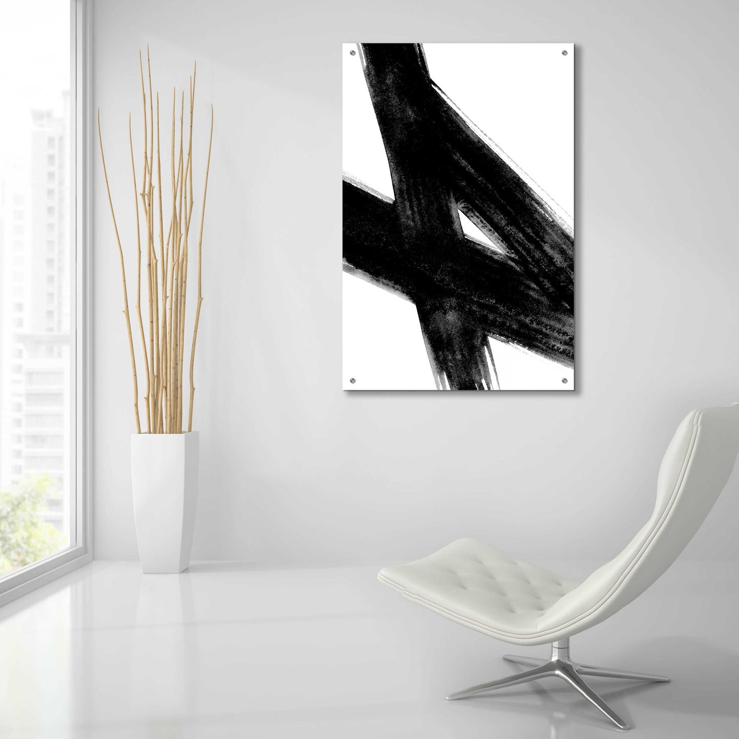 Epic Art 'Urban 2' by Lesia Binkin Acrylic Glass Wall Art,24x36