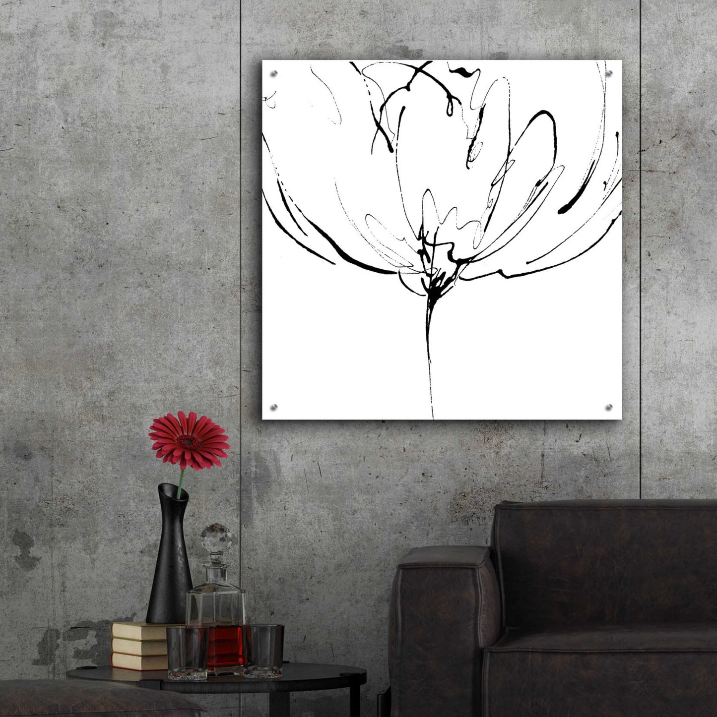 Epic Art 'Whisper 2' by Lesia Binkin Acrylic Glass Wall Art,36x36