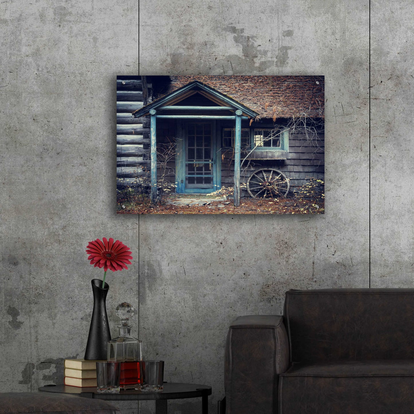 Epic Art 'Door to the Past' by Michael Broom Acrylic Glass Wall Art,36x24