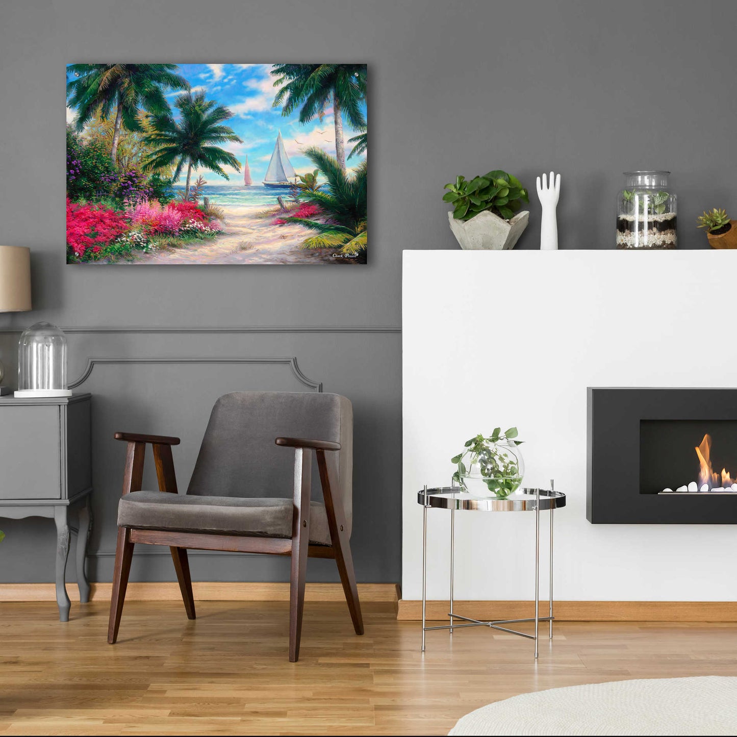 Epic Art 'Sea Breeze Trail' by Chuck Pinson, Acrylic Glass Wall Art,36x24