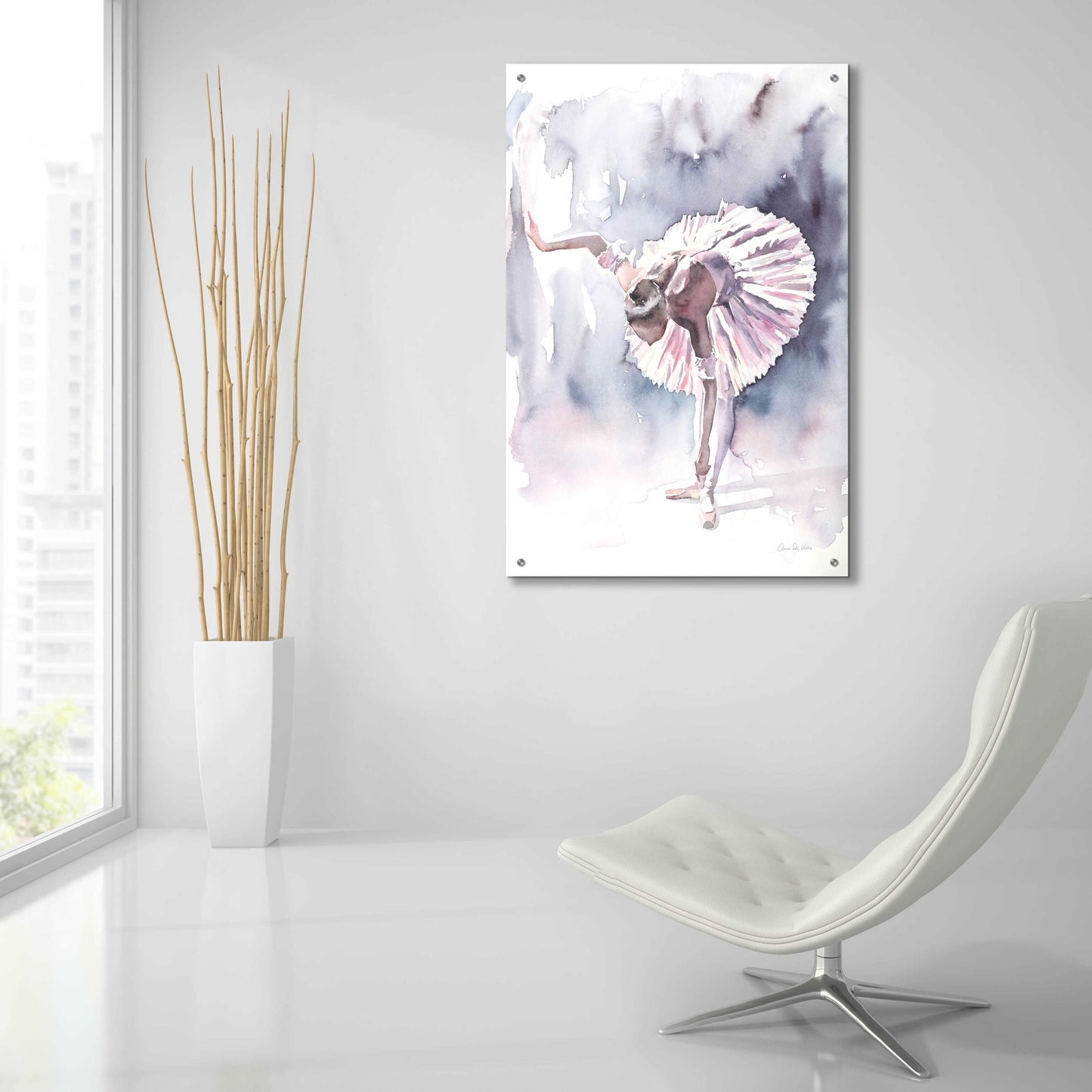 Epic Art 'Ballet VI' by Alan Majchrowicz, Acrylic Glass Wall Art,24x36