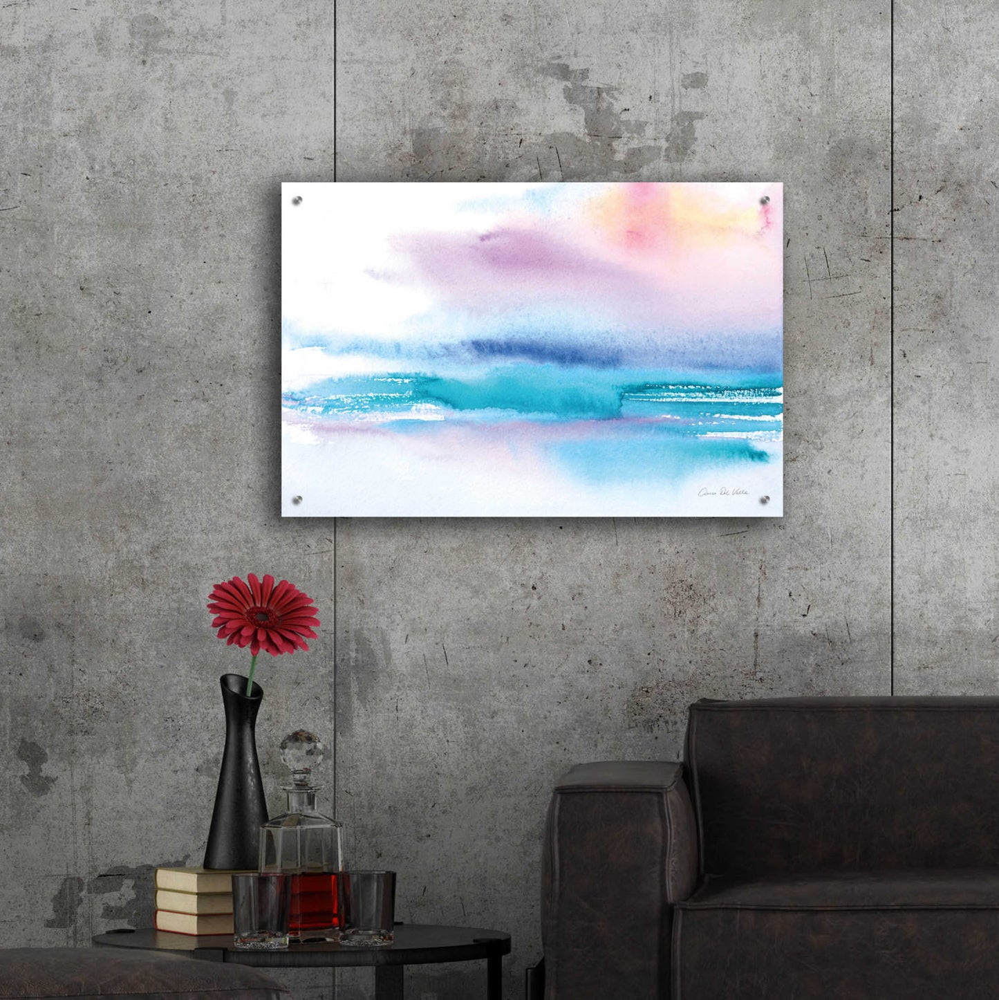 Epic Art 'Washed Sunset' by Alan Majchrowicz, Acrylic Glass Wall Art,36x24