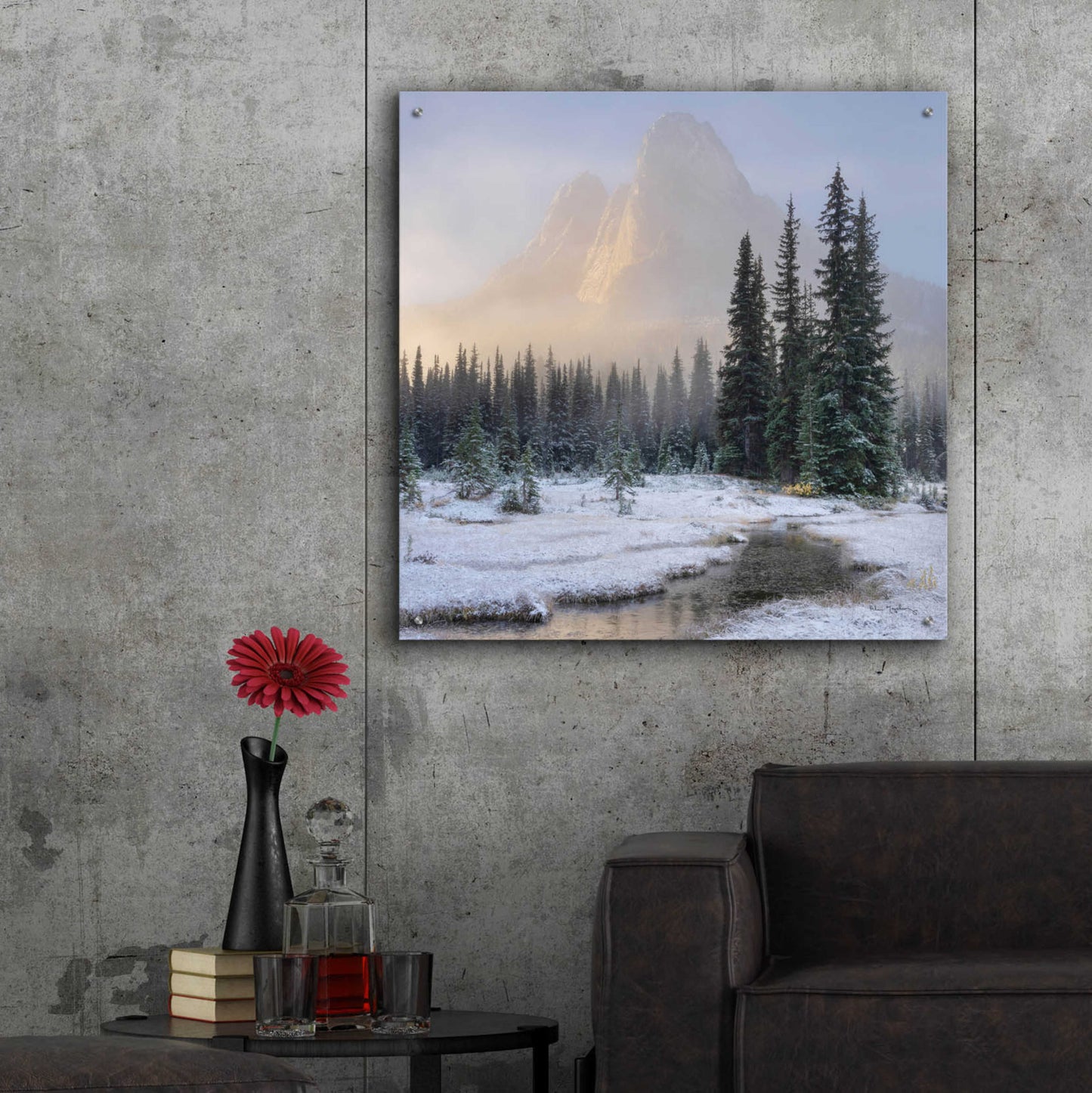 Epic Art 'Bell Mountain North Cascades II' by Alan Majchrowicz, Acrylic Glass Wall Art,36x36