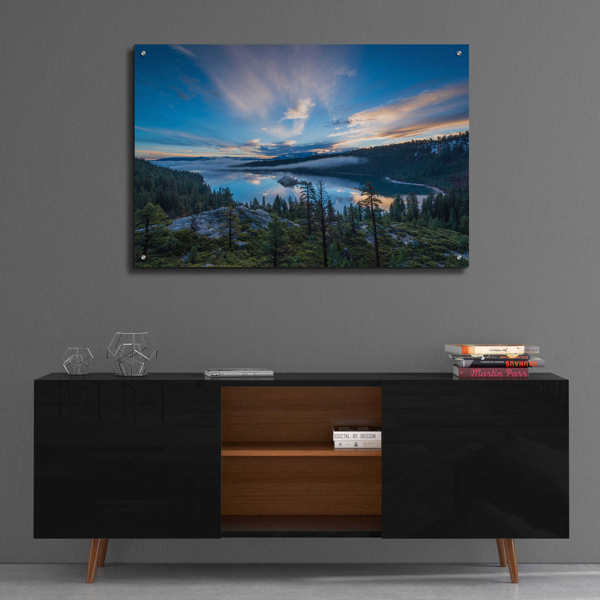Epic Art 'Lake Tahoe Wilderness' by Edin Chavez, Acrylic Glass Wall Art,36x24