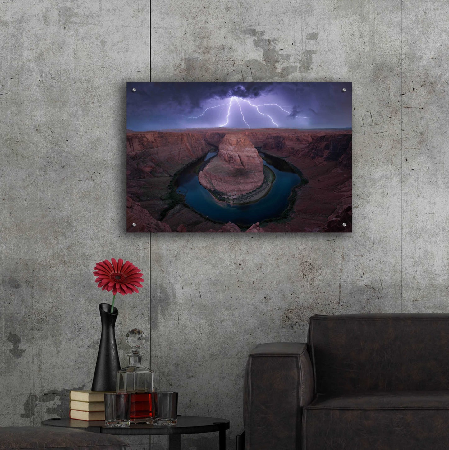 Epic Art 'Horse Shoe Bend' by Edin Chavez, Acrylic Glass Wall Art,36x24