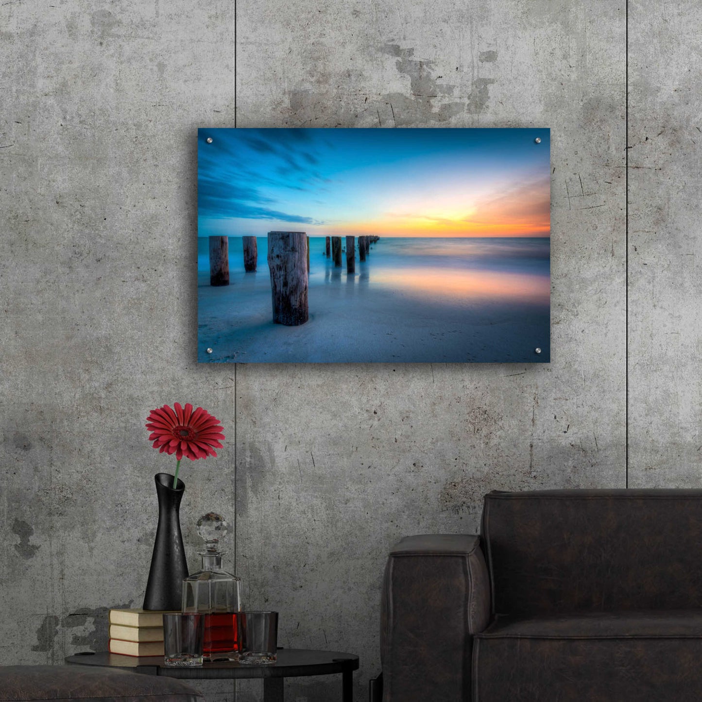 Epic Art 'Forgotten Monoliths' by Edin Chavez, Acrylic Glass Wall Art,36x24