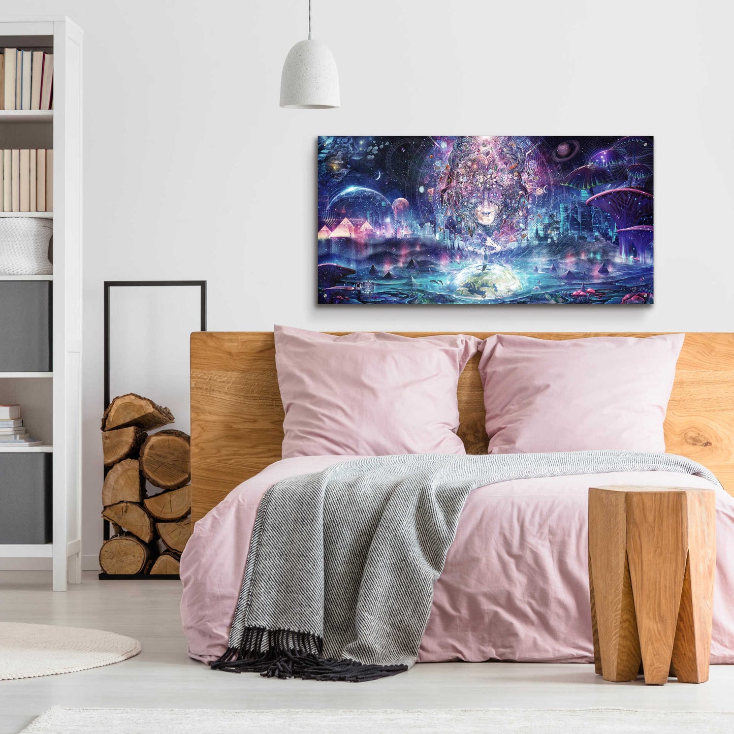 Epic Art 'Quest for the Peak Experience' by Cameron Gray, Acrylic Glass Wall Art,48x24