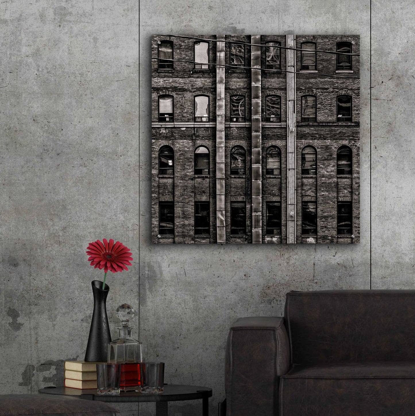 Epic Art 'Geometry No 13' by Brian Carson, Acrylic Glass Wall Art,36x36