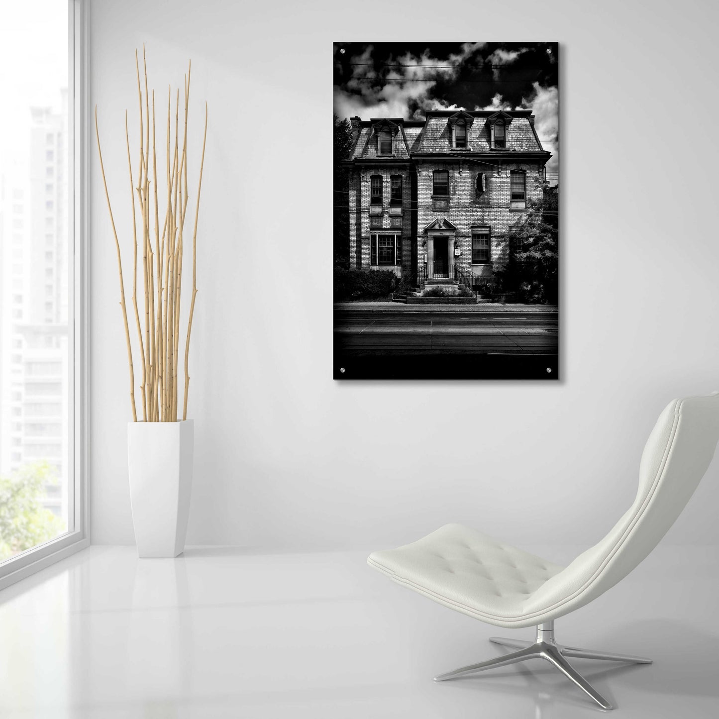 Epic Art 'No 370 Dundas Street West' by Brian Carson, Acrylic Glass Wall Art,24x36