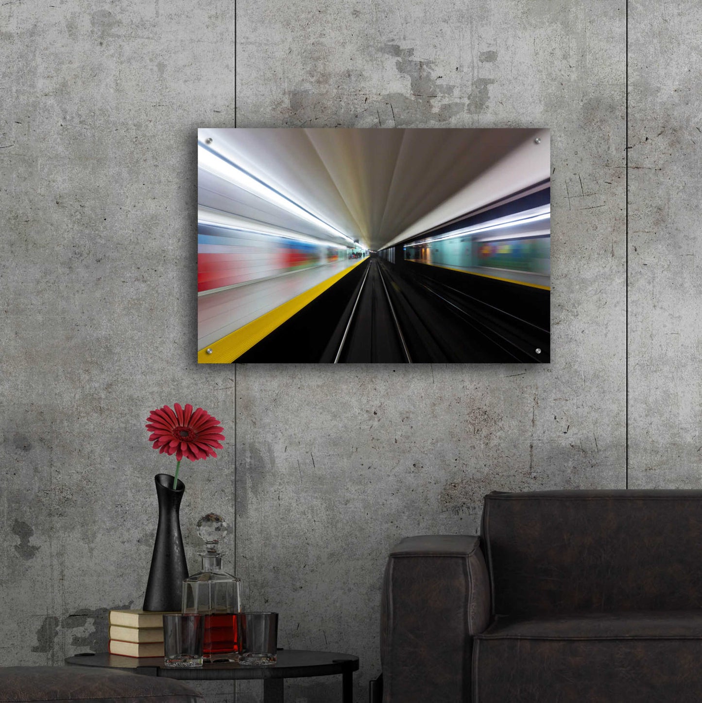 Epic Art 'Speed No 2' by Brian Carson, Acrylic Glass Wall Art,36x24