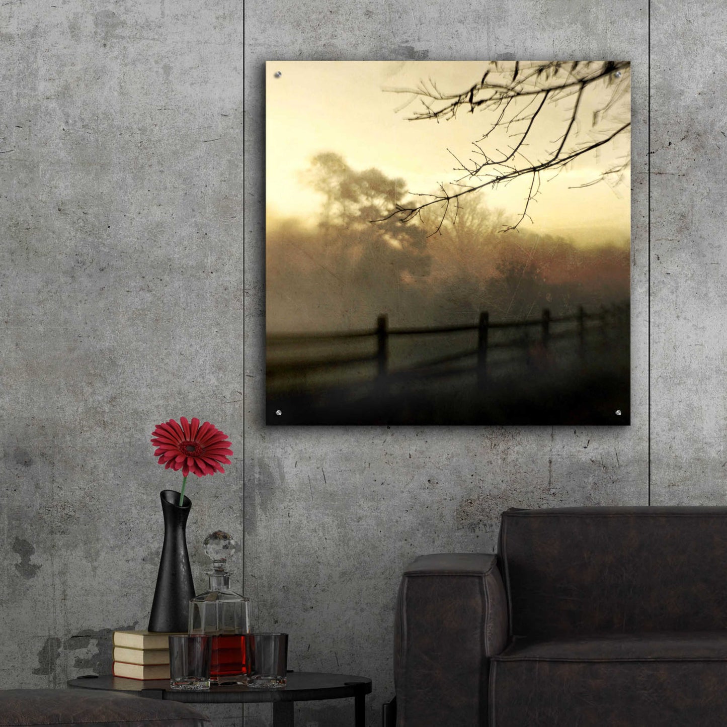 Epic Art 'At Dawn' by Dawn D Hanna, Acrylic Glass Wall Art,36x36